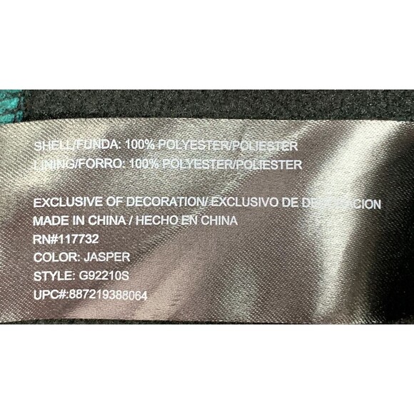 Zeroxposure Women's M  Hooded Full Zip Pocket Jasper Teal Green Black Jacket - Picture 10 of 10